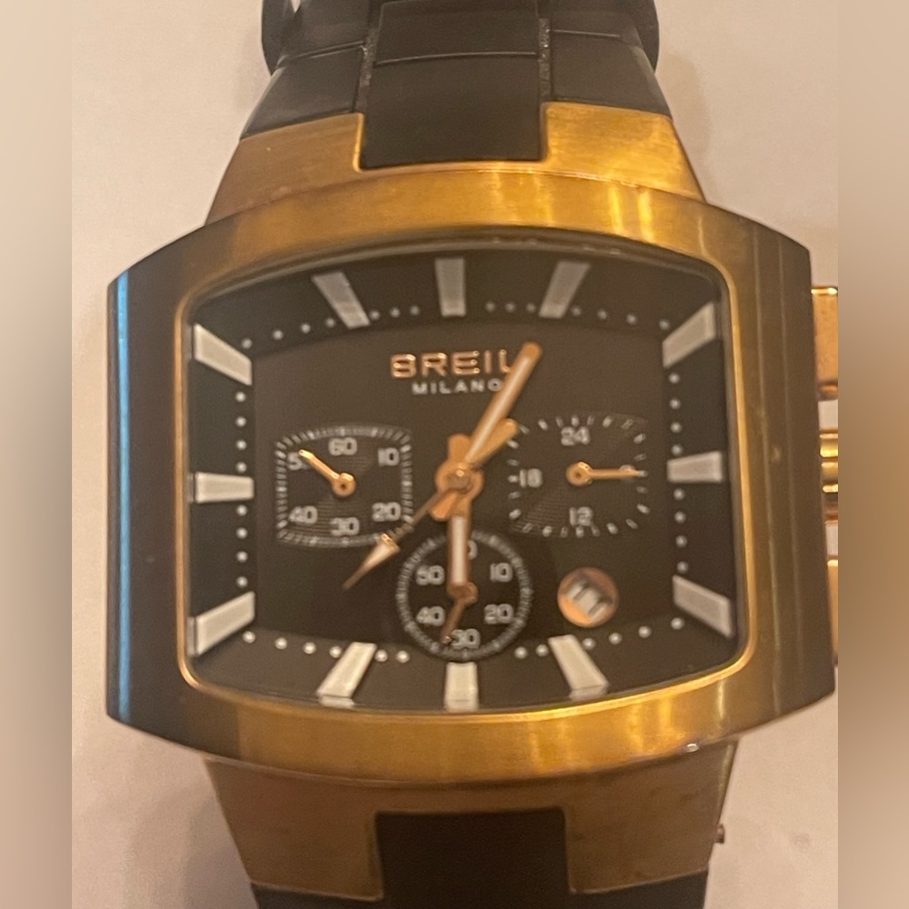 Breil Milano mens watch stainless steel water resistant